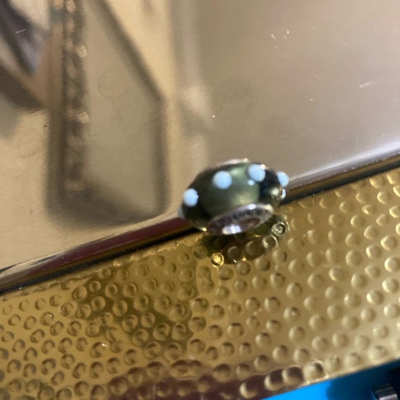 PANDORA “SEEING SPOTS” MURANO & STERLING SILVER BEAD - Picture 6 of 9